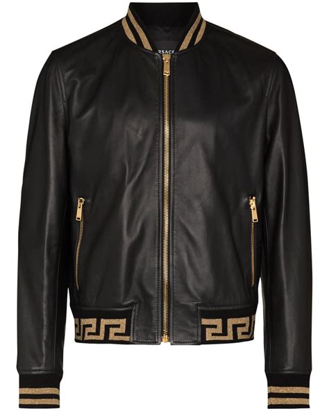 versace lederjacken herren|Versace Jacken & Mäntel für Herren .